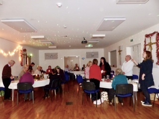 Members at the 2022 Christmas party